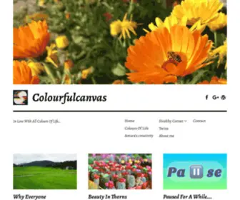 Colourfulcanvass.blog(In Love With All Colours Of Life) Screenshot