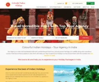 Colourfulindianholidays.com(Tour Agency in India) Screenshot