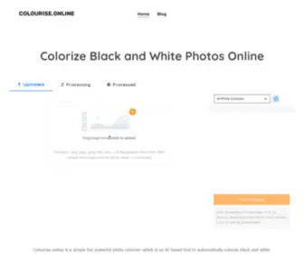 Colourise.online(Colorize Black and White Photos Online) Screenshot