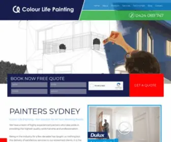 Colourlifepainting.com.au(Best Painters Sydney) Screenshot