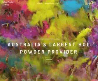 Colourpowderaustralia.com.au(Colour Powder Australia) Screenshot