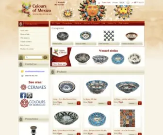 Coloursofmexico.com(Colours of Mexico) Screenshot