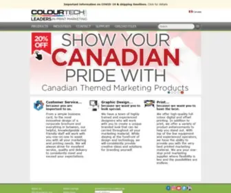 Colourtech.com(Colour Tech Marketing Inc) Screenshot