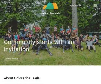 Colourthetrails.com(Colour the Trails) Screenshot