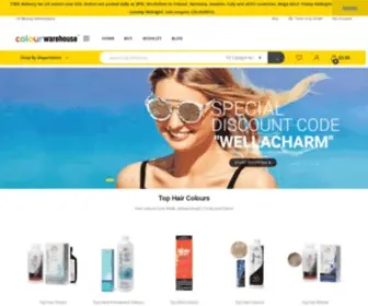 Colourwarehouse.com(Professional Hair Care Supplier) Screenshot