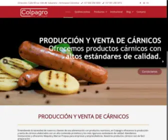 Colpagro.com(Producción y Venta de Cárnicos) Screenshot