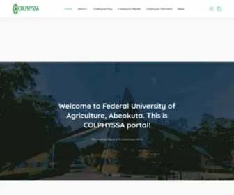 Colphyssa.com(Portal For Student Ease) Screenshot