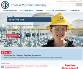 Colpipe.com(Colonial Pipeline) Screenshot