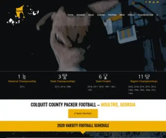 Colquittcountypackerfootball.com(Colquitt County Packers High School Football) Screenshot