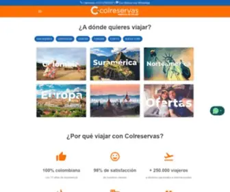 Colreservas.com(Colreservas Agencia de viajes) Screenshot