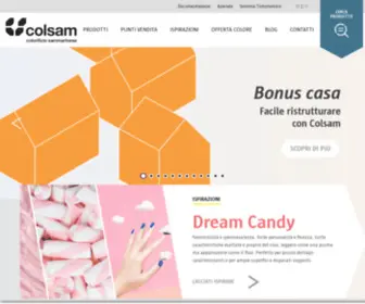 Colsam.com(Colorificio Sammarinese) Screenshot