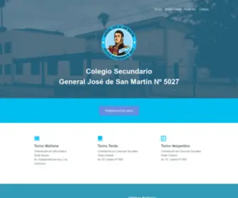 Colsanmartin.com.ar(Colegio) Screenshot