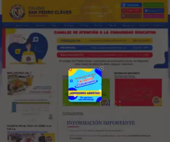 Colsanpedro.com(Colegio San Pedro Claver) Screenshot