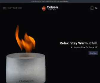 Colsenfirepits.com(Colsen Fire Pit) Screenshot