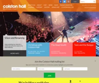 Colstonhall.org(Colston Hall) Screenshot