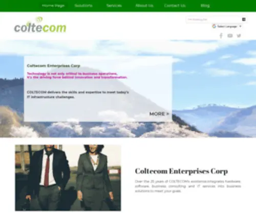 Coltecom.com(Coltecom Enterprises Corp) Screenshot