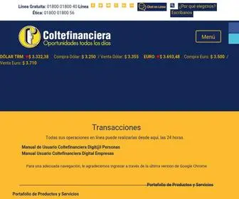 Coltefinanciera.com.co(Factoring) Screenshot