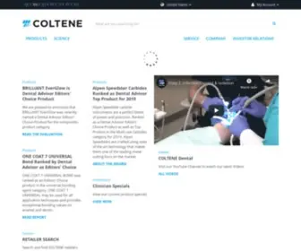 Coltene.com(Upgrade Dentistry) Screenshot