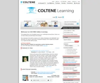 Coltenelearning.com(COLTENE Learning) Screenshot