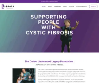 Coltonslegacy.org(Colton Underwood Legacy Foundation) Screenshot