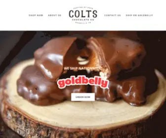 Coltschocolates.com(Colt's Chocolate) Screenshot