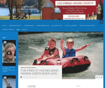 Columbia-Adaircounty.com(Columbia Adair County Chamber of Commerce) Screenshot