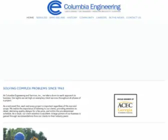 Columbia-Engineering.com(Columbia-Engineering and Services, Inc) Screenshot