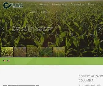 Columbia.com.mx(Maize) Screenshot