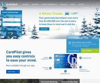 Columbiabank.com(Columbia Bank) Screenshot