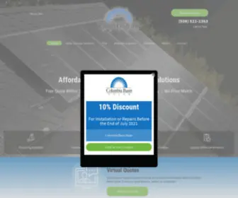 Columbiabasinsolar.com(Columbia Basin Solar) Screenshot