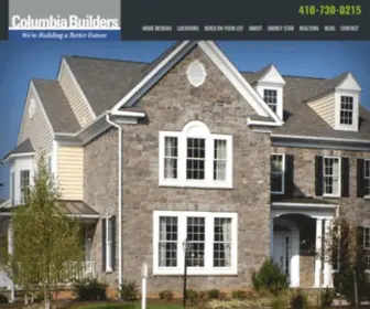 Columbiabuildersinc.com(Columbia Builders Home Builders) Screenshot