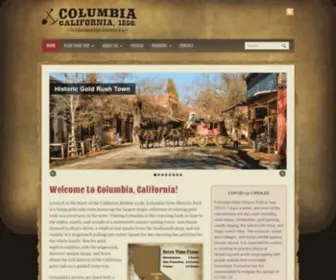 Columbiacalifornia.com(Columbia, California) Screenshot