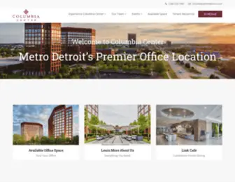 Columbiacentertroy.com(Columbia Center) Screenshot