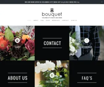 Columbiacitybouquet.com(Seattle flower) Screenshot