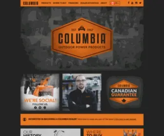 Columbiaequip.ca(Columbia) Screenshot