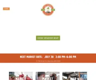 Columbiafarmersmarket.org(Columbia Farmer's Market) Screenshot