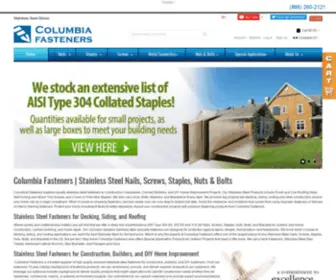 Columbiafasteners.com(Columbia Fasteners) Screenshot