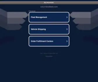 Columbiafleet.com(Columbia Fleet Management Inc) Screenshot