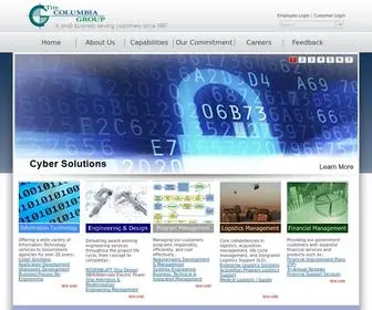 Columbiagroup.com(The Columbia Group) Screenshot