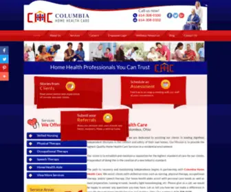 Columbiahhc.com(Home Health Services) Screenshot