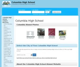 Columbiahighschoolalumni.com(Columbia High School) Screenshot