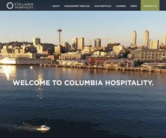 Columbiahospitality.com(Columbia Hospitality) Screenshot