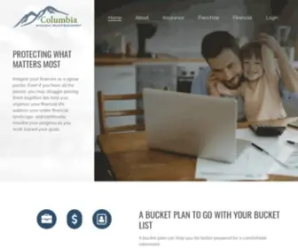 Columbiainsgroup.com(Insurance Agent) Screenshot