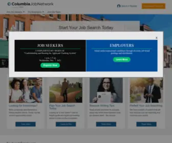 Columbiajobnetwork.com(South Carolina Jobs and Careers) Screenshot