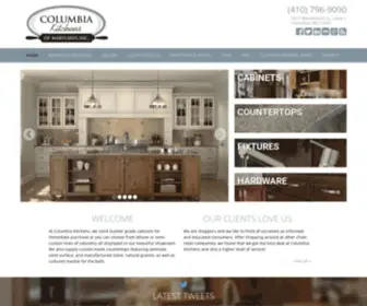 Columbiakitchens.com(Columbia Kitchens of Maryland) Screenshot