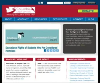 Columbialegal.org(Columbia Legal Services) Screenshot