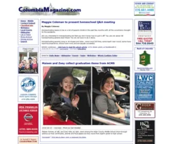 Columbiamagazine.com(News for Columbia) Screenshot
