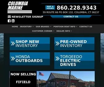 Columbiamarinesales.com Screenshot