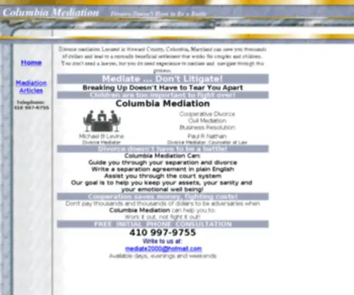 Columbiamediation.com(Columbiamediation) Screenshot