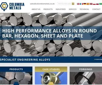 Columbiametals.com(Columbia Metals) Screenshot